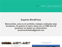 Tablet Screenshot of javiermartinbalsa.es